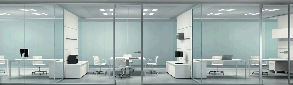 Офисные и интерьерные алюминиевые перегородки